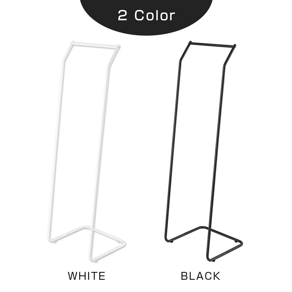 Doshisha Hanger Rack Compact Pipe Hanger Black Width 45 For Hanging Small Items In the Living Room or Entryway Single Simple Stylish Clothes Storage