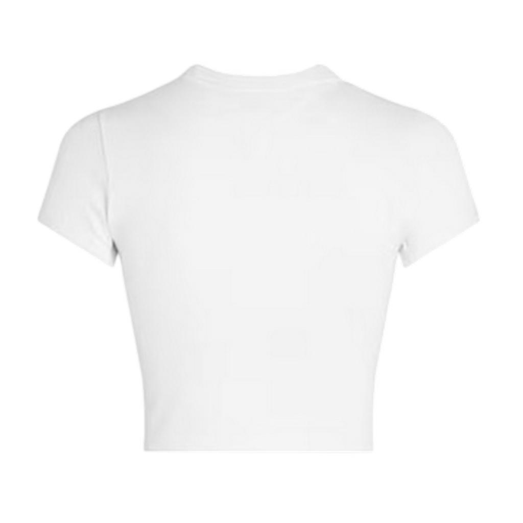Tommy Jeans Womens/Ladies Embroidered Logo Crop T-Shirt