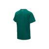 Adidas Neo Letter Print Pattern Breathable Casual Round Neck Short Sleeve T-Shirt Unisex Tops Green JD1433