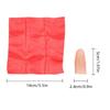 5Pcs Red Silk Magic Prop Fake Finger Finger Magic Trick Prop Fake Thumb Tip  Close Up Magic