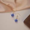 Elegant Retro Freshwater Pearl Earrings - Niche Chinese Style for Women, Perfect for Hanfu
