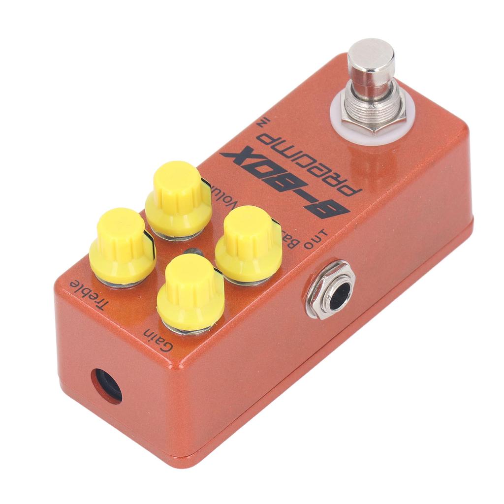 B Box Preamp Pedal Mini Single Effect with Overdrive Function Electric Guitar Replacement Parts Accessories