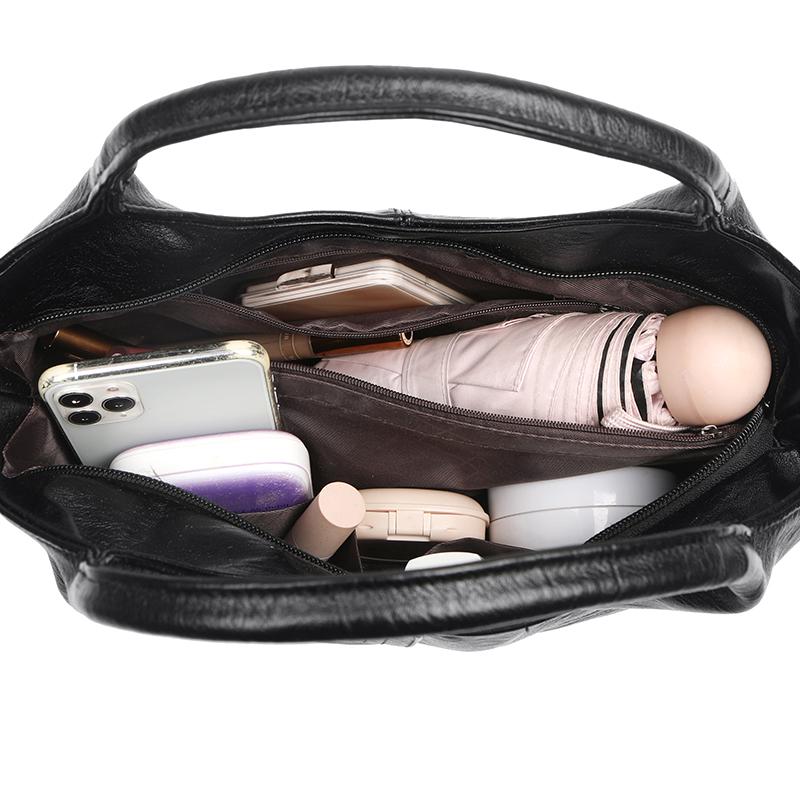 Fashion Vintage Leather Handbag with Top Handle Shoulder Bag Womens Vintage Crossbody Bag Work Shopping and Meeting Friends Ladies' Holiday Gifts