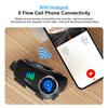 2 In 1 Motorcycle DVR & Helmet Intercom 1000M 1080P HD WIFI Camera Wide-angle Lens Waterproof Video Recorder 1500mah Battery