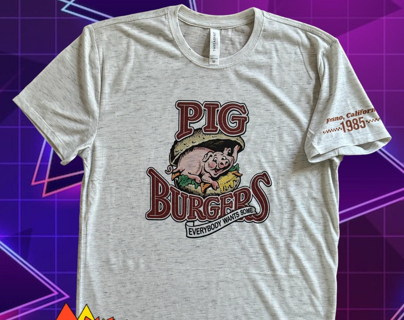 Better Off Dead Pig Burger, Cheeseburger, john cusack, paperboy, retro clothing, 80s Shirts, 80s nostalgia, Everybody wants some M