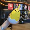 Cartoon Egg Pig Shaped Water Bottle With Rope Glass Liner Cute Kids Girls Drink Bottle 290ML