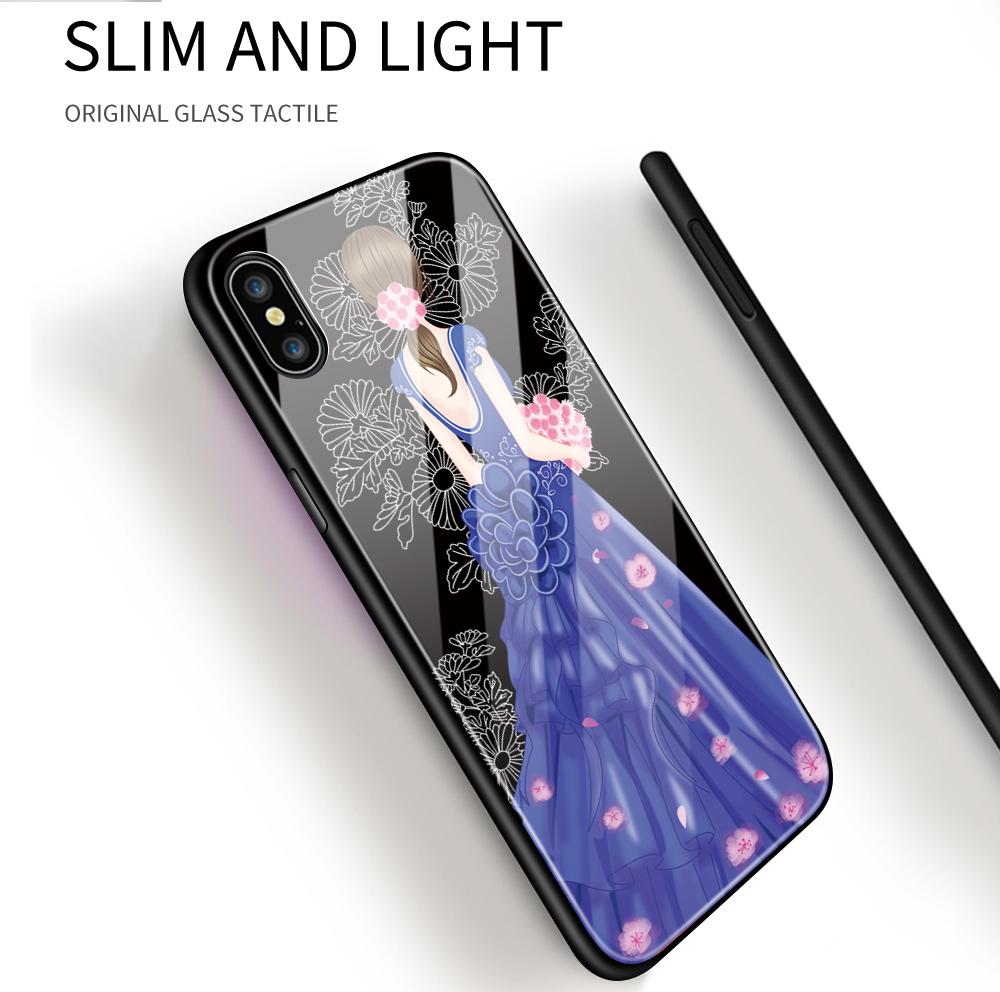 Pouzdro na telefon z tvrzeného skla pro Huawei P30Lite Honor 90Lite 9X X6A X9B Infinix Hot40 Note30 Tecno Spark20 Moto G15 G22 Měkký okraj Nárazuvzdorný Hladký kryt