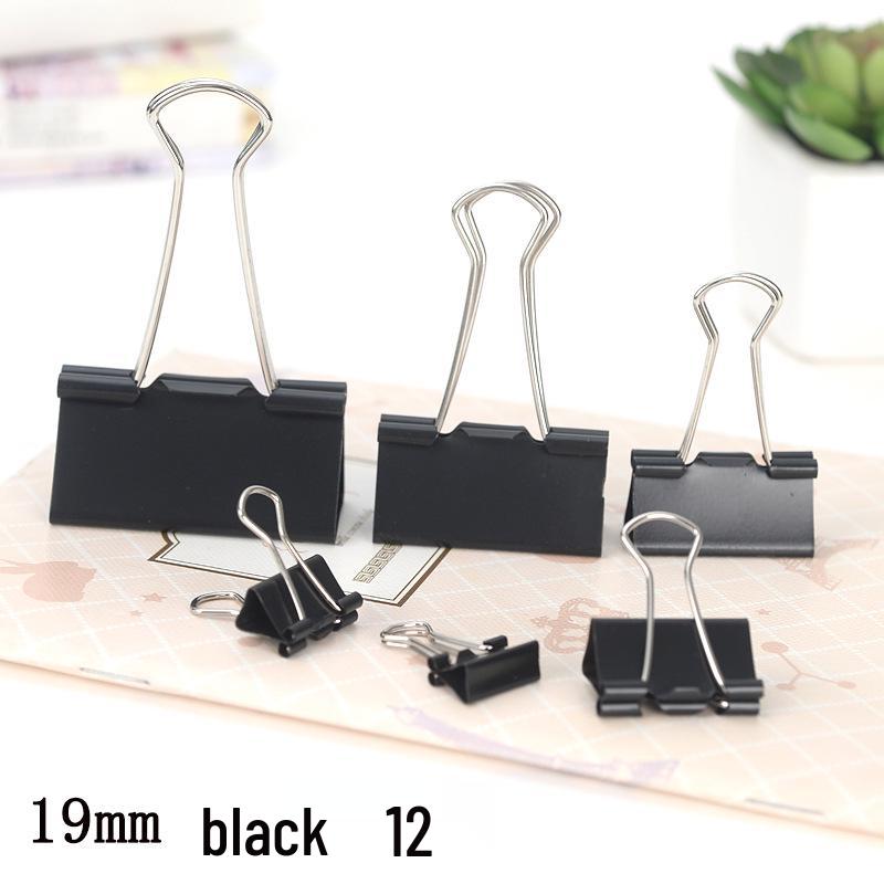 Silver Gold Swallowtail Bulldog Paper Clips – Medium & Small, Large Iron Document Holders