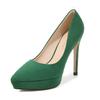 Melness style fashion simple car model catwalk banquet etiquette waterproof table sexy high heels large size shoes