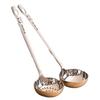 316 Food Grade Stainless Steel Long Handled Ladle, Large Capacity Hot Pot Serving Spoon Heat Resistant Easy Clean