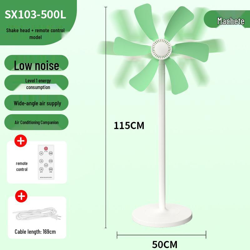 Upgraded 500mm Gridless Electric Floor Fan for Home and Dormitory