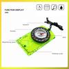 Waterproof Baseplate Orienteering Compass for Map Reading High Visibility Design Outdoor Hiking Camping Navigation Survival Gear