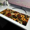 Computer-Mauspad Anime-Mausmatte xmm Große Gummi-Mausmatte Grüne Pflanze Blume Mauspad Büro-Schreibtischmatte Tastaturmatte XXL