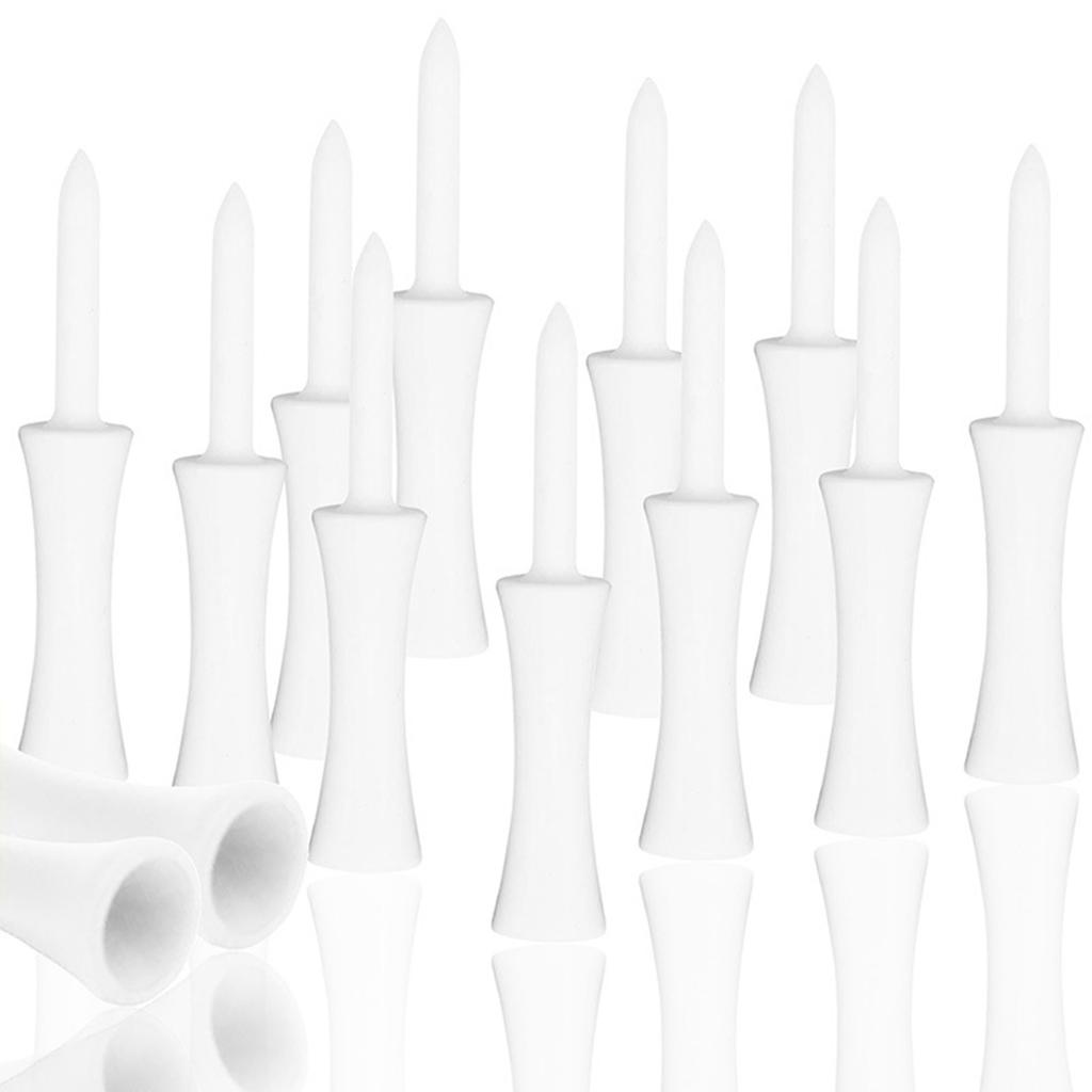 70 Stück Golf Unzerbrechliche Step Down Tees Bunte Plastik Golf Tees Höhenkontrolle Castle Tee für Golftrainingsteil