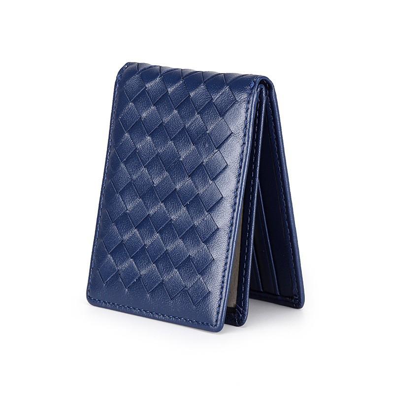 Inside Outside Full Leather Sheepskin Hand-woven Driving License Card Bag Female Case Integrated Two-in-one Men's