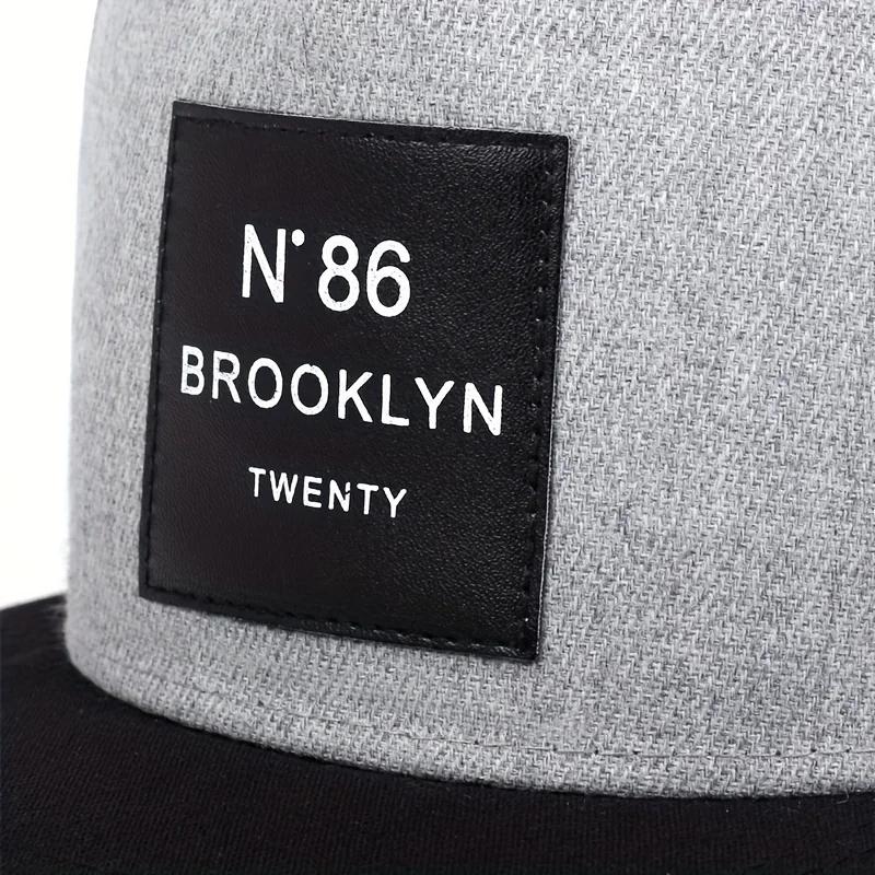 Women Brooklyn Label Hip-Hop Hats Spring Autumn Adjustable Casual Snapback Baseball Caps Outdoor Use Sunscreen Hat For Men And