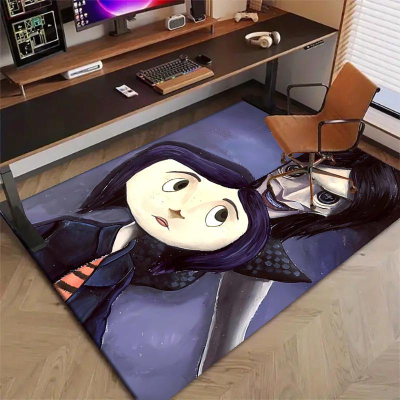 1pc Coraline (6) Design Printed Area Rug Carpet for Bedroom Living Room Home Decor Rugs Mat Non Slip Mat Rug for Bedside