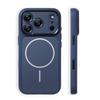 Matte Solid Color PC+Silicone Magnetic for Original Magsafe Case For iPhone 17Pro 16Pro 17Pro Max Touch Camera Button Back Cover