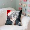 Cute T-Tomoe-S Kawaii Throw Pillow Covers Pattern Cushion Cover Suitable For Sofa Bedroom Car Pillow Cover