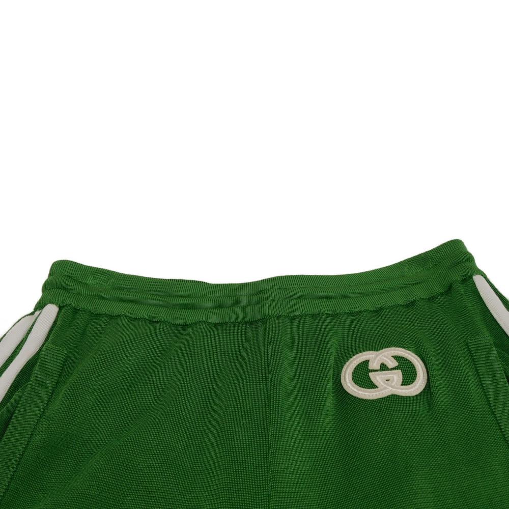 Used Adidas 9539 Interlocking G Sideline Jersey 701441 XKCIH 3229 51178 GG Double G Rayon XS 170/74A Green Men's from