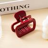 Korea Soft Silicone Square Hair Claw Grabs 6.2CM Small Hair Clips Durable Hairpins Hair Accessories for Women Girl Barrettes