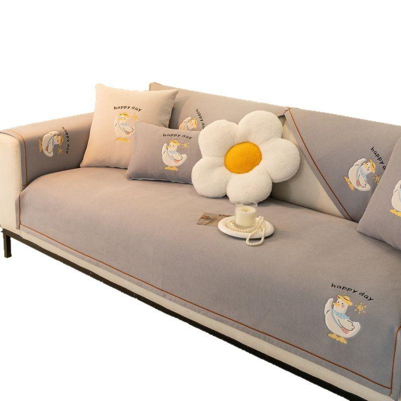 Chenier Cartoon Sofa Cushion Universal In All Seasons  New Straight Row Seat Cushion Non-Slip Sofa Cover Cover Cloth Towel