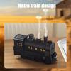 Aroma Diffuser with Timer 300ml Vintage Train Diffuser, Steam Locomotive Humidifier Remote & LED Unique Desk Accessories for Study Light, 2 Mist Modes