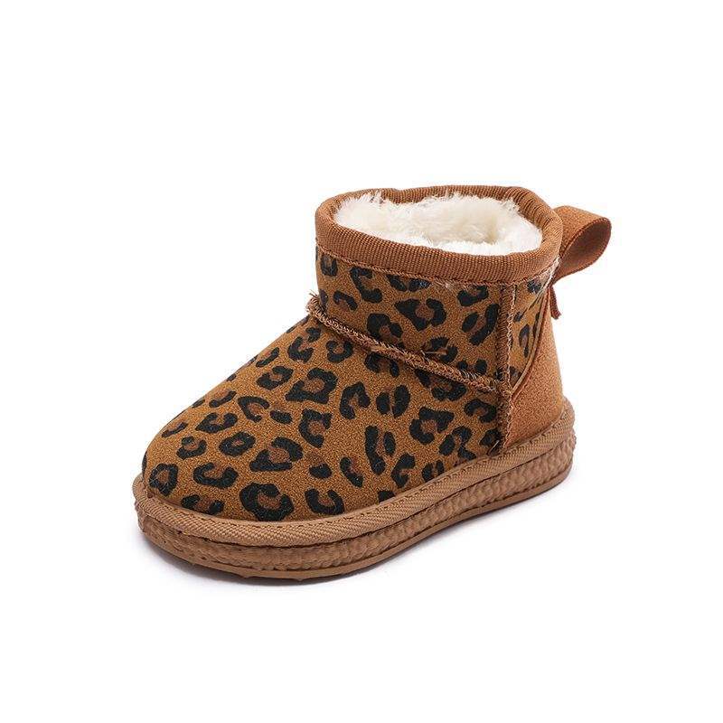 

Детские зимние ботинки на мягкой подошве, леопардовый принт, непродуваемые, для мальчиков и девочек, хлопковые утепленные хлопковые ботинки, для малышей, зимние хлопковые ботинки, c 21 yards inner length 14.5 cm