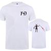 Men's Summer Pure Cotton Round-neck T-shirt Summer Dress Death Skull Pattern Satan71795
