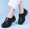 Chaussures d'infirmière femme été cuir semelle épaisse semelle souple respirantes travail chaussures médicales en stock
