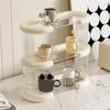 Plastic Cup Organizers Rack for Desk Practical Desk Cup Storage Rack Multi Layer Rack for Students and Professionals