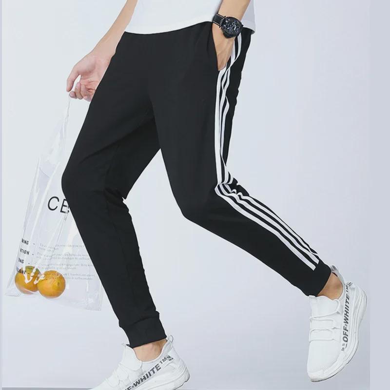 Pánské ležérní letní tepláky slim fit - Velká velikost
