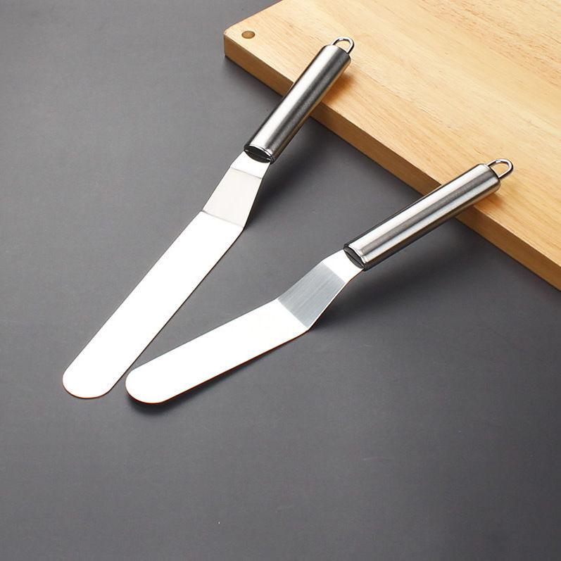 Sahnespatel aus Edelstahl, Kuchen- und Entformungsmesser, Schaber – 6", 8", 10" Backwerkzeuge