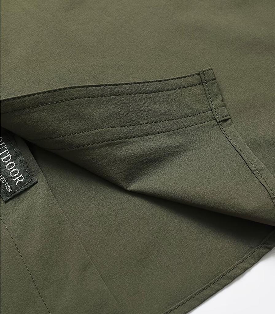 FTIMILD Short Sleeve Military Tactical for Outdoor and Solid Color Men's T-Shirt Activities, Work, Hiking, Summer, Lightweight,