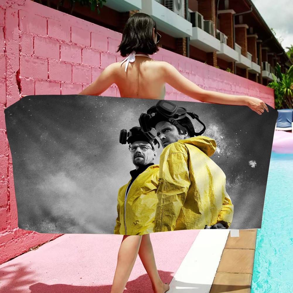 TV Play Breaking Bad Anime Beach Swimming Towel Soft Absorbent Washcloth Children's Gifts For Kids Travel Camping Gym