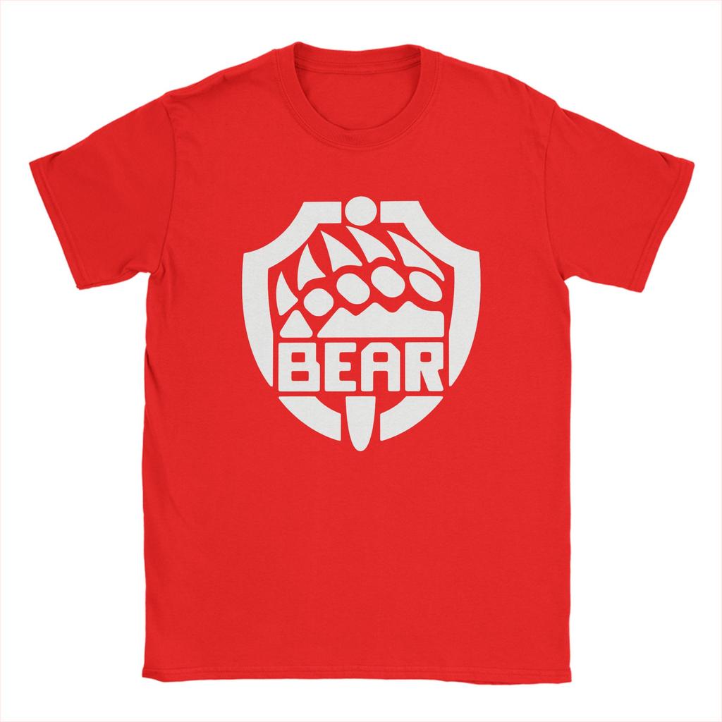 Escape from Tarkov BÄR Logo Unisex T-Shirt Vintage T-Shirt Kurzarm Rundhals T-Shirts 100% Baumwolle Geschenkidee Kleidung