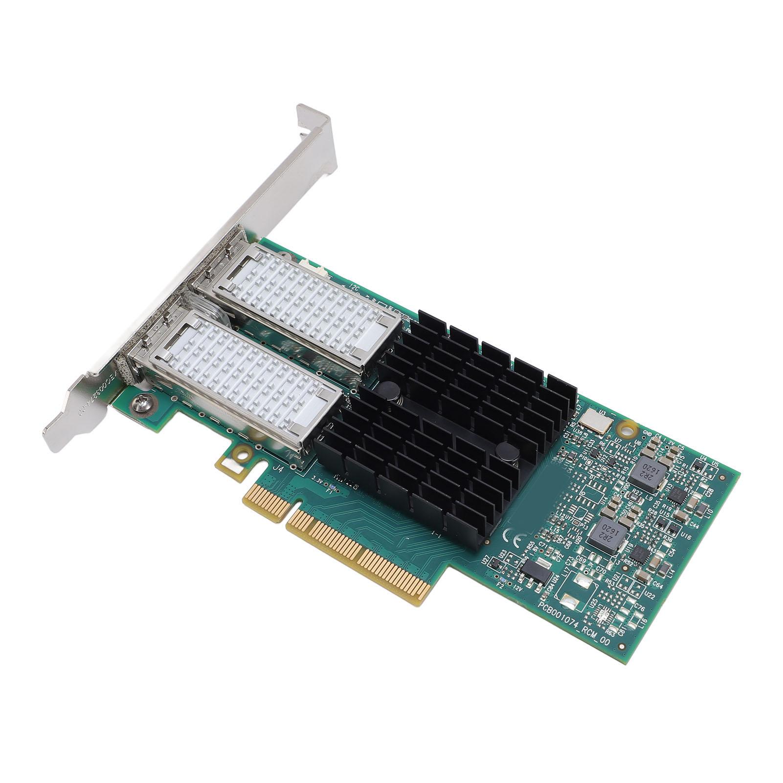 

MCX354A FCCT Мережева карта PCI Двопортова QSFP 40 Гбіт/с PCI Express 3.0 X8 Мережевий адаптер Ethernet для
