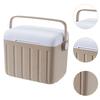 6L Insulated Cooler Box Personal Beverage Storage Organizer for Home Travel Barbecue Party - Cold/Heat Preservation