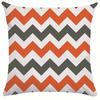 Nordic Orange Irregular Geometric Wave Cushion Gift B&B Bay Window Sofa Chair Backrest Pillow Cover
