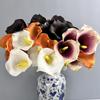 Artificial Common Calla Lily Realistic Fake Flower Stem Home Office Wedding Party Indoor Outdoor Faux Bloom Centerpiece Decoration