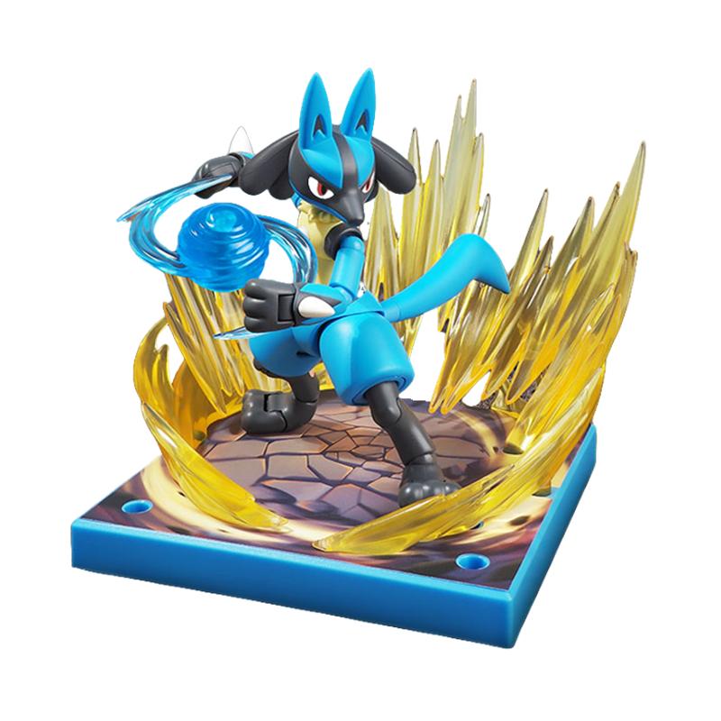 Charizard Meowscarada Snorlax Scyther Cinderace Lucario Ceruledge Greninja  Action Figure Assembly Toys Gifts