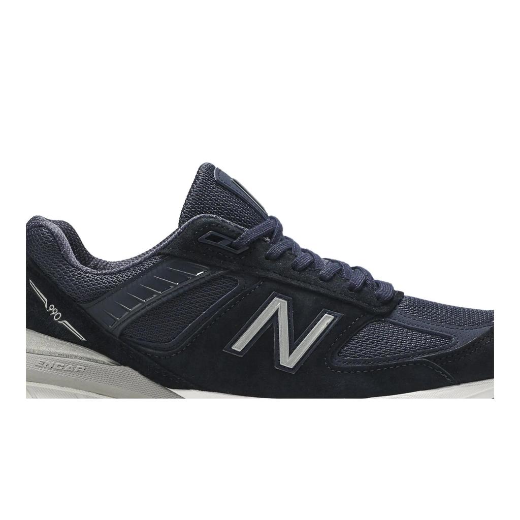 New Balance 990v5 Made In USA 'Navy' (Unisex) Navy / Silver Running Shoes M990NV5