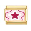 Romantic Red Strawberry Tai Chi Eyes Cat Star Golden Charm Links 9mm Bracelets Bangle Stainless Steel Girls' DIY Making Gifts