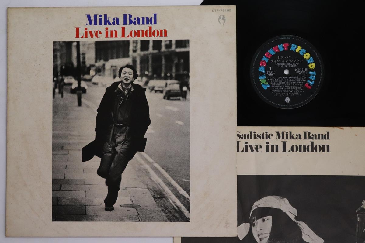 

LP Record SADISTIC MIKA BAND Live In London DTP72185 DOUGHNUT 1976 Japan Japanese PopRock Used