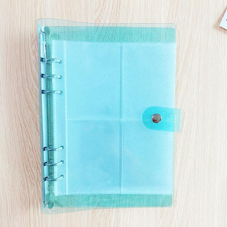 A5 A6 Binder Photocards Collect Book Postcards Organizer Journal Notebook With 10PCS Sleeves School Stationery