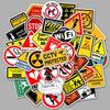Colorful Cartoon Graffiti Stickers For Luggage And Car Waterproof And Removable Pack Of 50