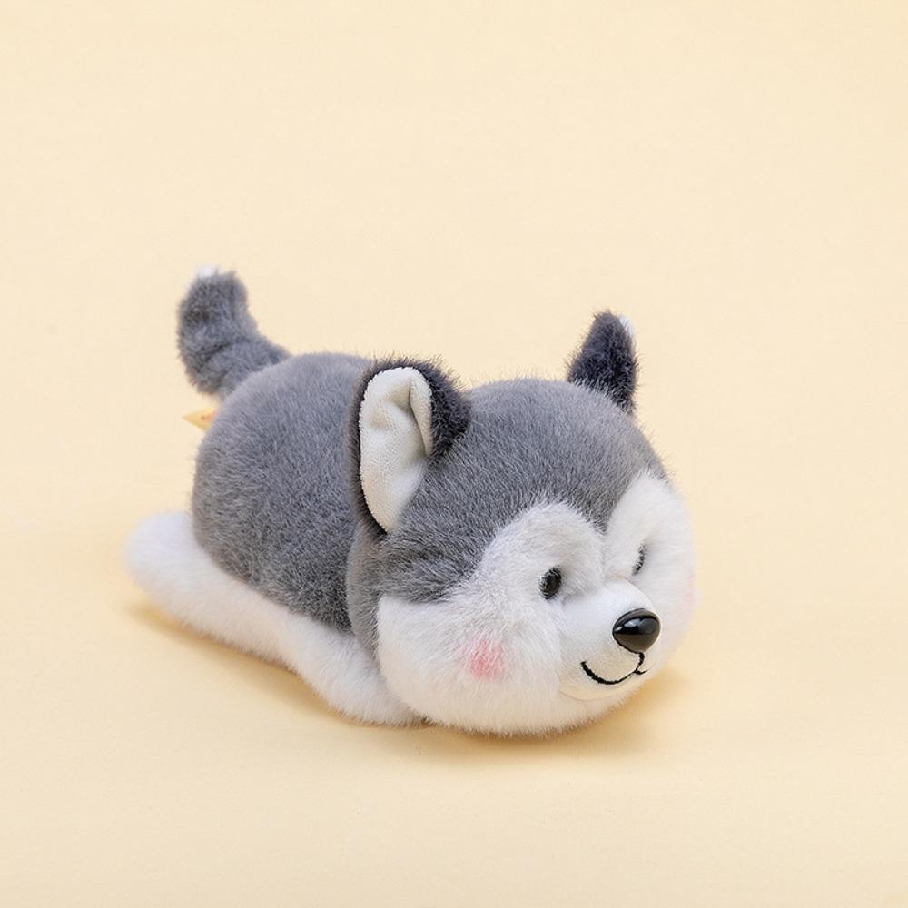 Husky Raccoon Doll Clip Border Collie Deer Plush Doll Kawaii Panda Plush Toy  Kids Gifts