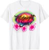 Vintage Retro Larsson Mitternachtssonne Grafik T-Shirt