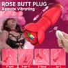 Thrusting Anal Plug Vibrator for Women Butt Plug Male Prostate Massager Remote Control Vibrating Masturbator Sex Toys for Adult