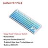 Aula F87 PRO Wired Wireless Bluetooth Tri Mode Hot Swappable Gaming Keyboard With RGB Backlight And Volume Knob
